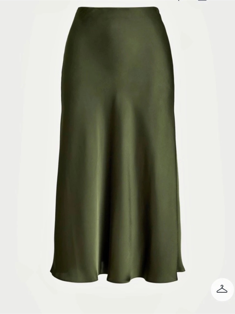 Ralph Lauren Satin Charmeuse Midi Skirt size 2
